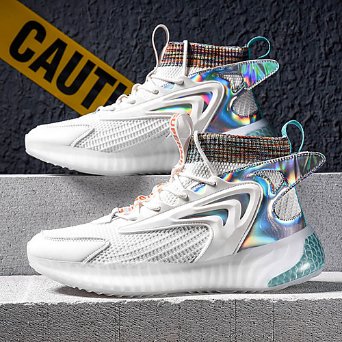 Men's Trainers Athletic Shoes Sporty Casual Athletic Running Shoes Basketball Shoes Tissage Volant Breathable Non-slipping Wear Proof White Black Fall
Men's Trainers Athletic Shoes Sporty Casual Athletic Running Shoes Basketball Shoes Tissage Volant Breathable Non-slipping Wear Proof White Black Fall