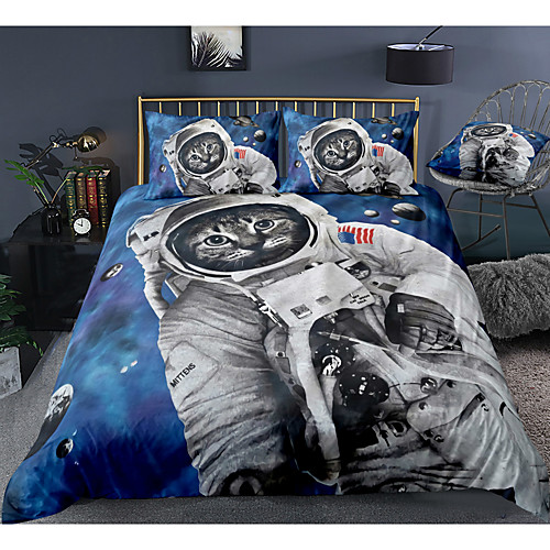 Cat Print 3-Piece Duvet Cover Set Hotel Bedding Sets Comforter Cover with Soft Lightweight Microfiber, Include 1 Duvet Cover, 2 Pillowcases for Double/Queen/King(1 Pillowcase for Twin/Single)
Cat Print 3-Piece Duvet Cover Set Hotel Bedding Sets Comforter Cover with Soft Lightweight Microfiber, Include 1 Duvet Cover, 2 Pillowcases for Double/Queen/King(1 Pillowcase for Twin/Single)