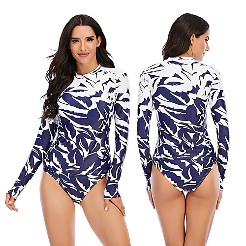 Women's Rashguard Swimsuit Elastane Swimwear Breathable Quick Dry Long Sleeve 2 Piece - Swimming Surfing Water Sports Painting Autumn / Fall Spring Summer
Women's Rashguard Swimsuit Elastane Swimwear Breathable Quick Dry Long Sleeve 2 Piece - Swimming Surfing Water Sports Painting Autumn / Fall Spring Summer