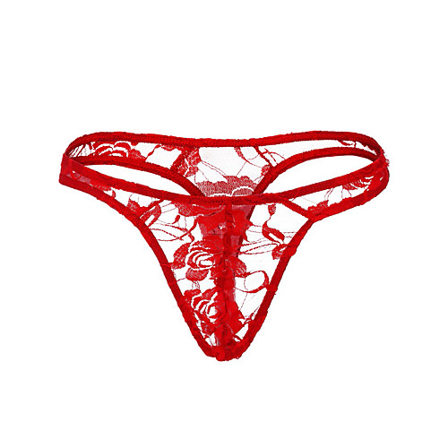 Men's 1 Piece Basic G-string Underwear - Normal Low Waist Black Red Yellow One-Size
Men's 1 Piece Basic G-string Underwear - Normal Low Waist Black Red Yellow One-Size