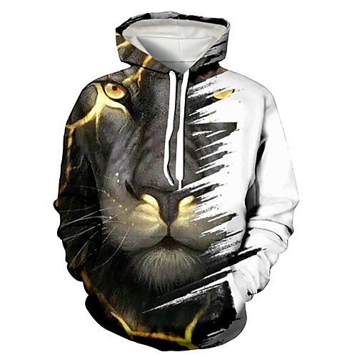 Men's Pullover Hoodie Sweatshirt Graphic 3D Animal Print Hooded Daily 3D Print Basic Casual Hoodies Sweatshirts Long Sleeve White
Men's Pullover Hoodie Sweatshirt Graphic 3D Animal Print Hooded Daily 3D Print Basic Casual Hoodies Sweatshirts Long Sleeve White