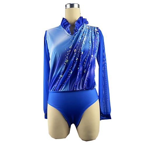 21Grams Figure Skating Top Men's Boys' Ice Skating Top Blue Spandex High Elasticity Training Competition Skating Wear Crystal / Rhinestone Long Sleeve Ice Skating Figure Skating / Kids
21Grams Figure Skating Top Men's Boys' Ice Skating Top Blue Spandex High Elasticity Training Competition Skating Wear Crystal / Rhinestone Long Sleeve Ice Skating Figure Skating / Kids