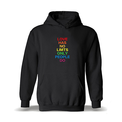 Men's Pullover Hoodie Sweatshirt Graphic Letter Front Pocket Print Hooded Daily Sports Other Prints Casual Hoodies Sweatshirts Long Sleeve Black
Men's Pullover Hoodie Sweatshirt Graphic Letter Front Pocket Print Hooded Daily Sports Other Prints Casual Hoodies Sweatshirts Long Sleeve Black