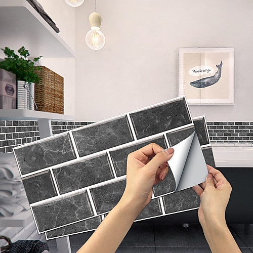 Tiles Wall Stickers Tile Paint Backsplash Removable Waterproof Self-Adhesive Decals Home Decoration Living Kitchen Bathroom Décor ( black)Self-adhesive decorative wall sticker 15cm30cm6pcs
Tiles Wall Stickers Tile Paint Backsplash Removable Waterproof Self-Adhesive Decals Home Decoration Living Kitchen Bathroom Décor ( black)Self-adhesive decorative wall sticker 15cm30cm6pcs
