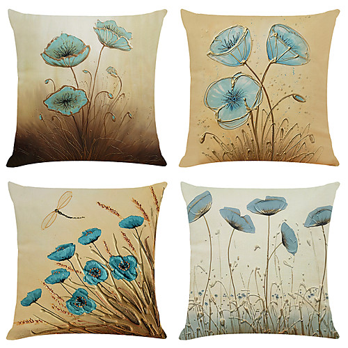 Cushion Cover 4PCS Linen Decorative Square Throw Pillow Cover Cushion Case Pillowcase for Sofa Bedroom 45 x 45 cm (18 x 18 Inch) Superior Quality Machine Washable
Cushion Cover 4PCS Linen Decorative Square Throw Pillow Cover Cushion Case Pillowcase for Sofa Bedroom 45 x 45 cm (18 x 18 Inch) Superior Quality Machine Washable