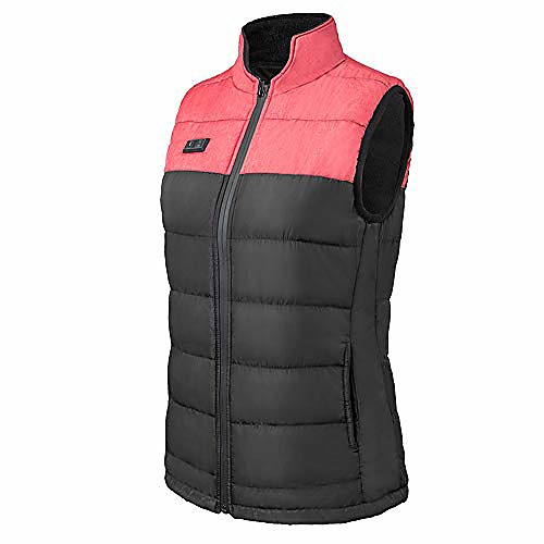 Men's Heated Vest Heated Jacket Hiking Fleece Jacket Winter Outdoor Patchwork Thermal Warm Windproof Breathable Sweat wicking Vest / Gilet Top Hunting Fishing Climbing Red and black dual control
Men's Heated Vest Heated Jacket Hiking Fleece Jacket Winter Outdoor Patchwork Thermal Warm Windproof Breathable Sweat wicking Vest / Gilet Top Hunting Fishing Climbing Red and black dual control