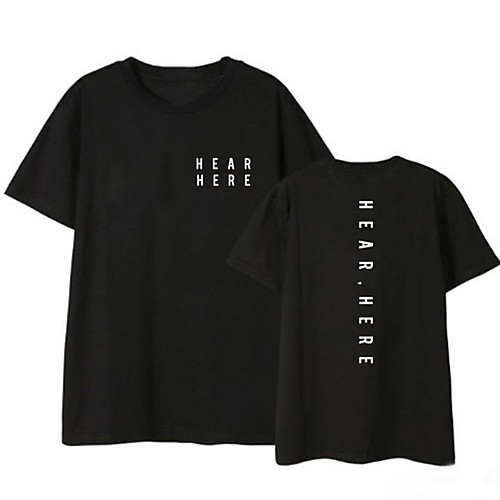 Men's T shirt Other Prints Graphic Letter Print Short Sleeve Daily Tops Casual Sports Black
Men's T shirt Other Prints Graphic Letter Print Short Sleeve Daily Tops Casual Sports Black