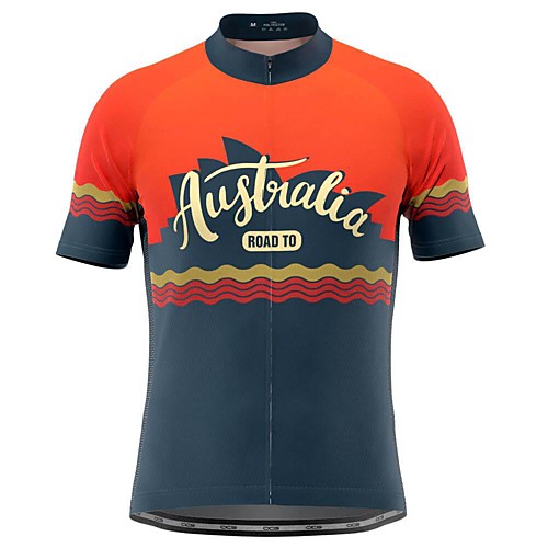 21Grams Men's Short Sleeve Cycling Jersey Orange Bike Top Mountain Bike MTB Road Bike Cycling Breathable Sports Clothing Apparel / Stretchy / Athletic
21Grams Men's Short Sleeve Cycling Jersey Orange Bike Top Mountain Bike MTB Road Bike Cycling Breathable Sports Clothing Apparel / Stretchy / Athletic