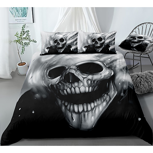 3d skull print 3-piece duvet cover set hotel bedding sets comforter cover with soft lightweight microfiber, include 1 duvet cover, 2 pillowcases for double/queen/king(1 pillowcase for twin/single)
3d skull print 3-piece duvet cover set hotel bedding sets comforter cover with soft lightweight microfiber, include 1 duvet cover, 2 pillowcases for double/queen/king(1 pillowcase for twin/single)