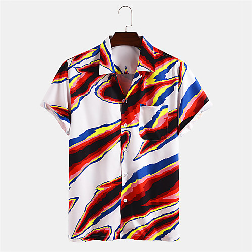 Men's Shirt Other Prints Floral Button-Down Short Sleeve Daily Tops 100% Cotton Casual Hawaiian Red
Men's Shirt Other Prints Floral Button-Down Short Sleeve Daily Tops 100% Cotton Casual Hawaiian Red