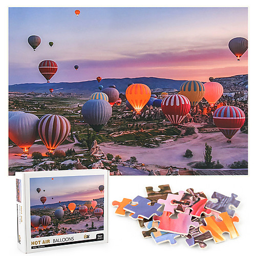 1000 pieces jigsaw puzzle of color hot air balloon landscape puzzle toy for adults and children
1000 pieces jigsaw puzzle of color hot air balloon landscape puzzle toy for adults and children