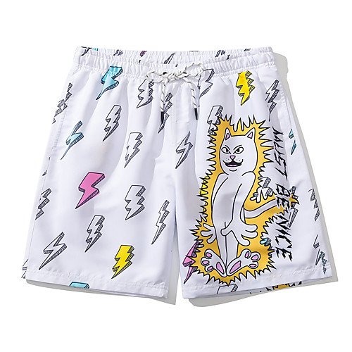 Men's Swim Trunks Board Shorts Swimsuit Print Animal White Swimwear Bathing Suits Casual Cute / Sports
Men's Swim Trunks Board Shorts Swimsuit Print Animal White Swimwear Bathing Suits Casual Cute / Sports