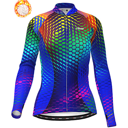 21Grams Women's Long Sleeve Cycling Jacket Winter Fleece Polyester Blue Bike Jacket Top Mountain Bike MTB Road Bike Cycling Thermal Warm Fleece Lining Breathable Sports Clothing Apparel / Stretchy
21Grams Women's Long Sleeve Cycling Jacket Winter Fleece Polyester Blue Bike Jacket Top Mountain Bike MTB Road Bike Cycling Thermal Warm Fleece Lining Breathable Sports Clothing Apparel / Stretchy