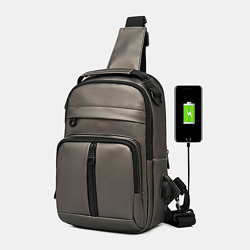 men polyester multi-carry medium capacity with usb charging chest bag shoulder bag
men polyester multi-carry medium capacity with usb charging chest bag shoulder bag