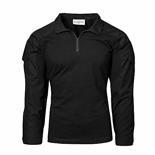 Combat Shirt Tropical Camouflage 5FTD Black Tactical Shirt Outdoor Combat Blouse Men's Long Sleeve, Schwarz Rip Stop, S
Combat Shirt Tropical Camouflage 5FTD Black Tactical Shirt Outdoor Combat Blouse Men's Long Sleeve, Schwarz Rip Stop, S