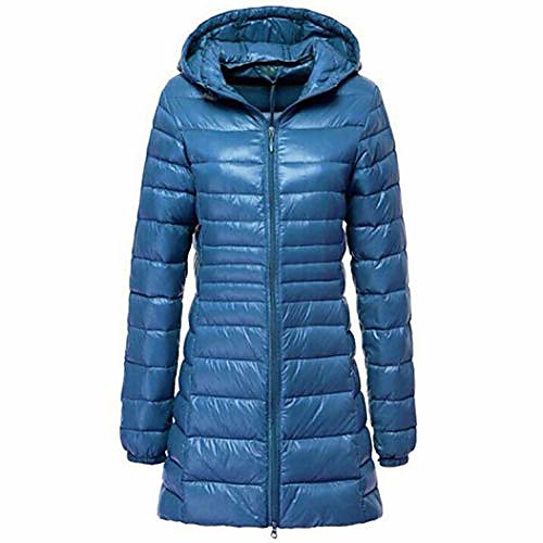 Plus Size Down Jacket Women Spring Autumn Winter Warm Duck Coats Long Slim Hooded Thin Lightweight Outerwear Blue
Plus Size Down Jacket Women Spring Autumn Winter Warm Duck Coats Long Slim Hooded Thin Lightweight Outerwear Blue