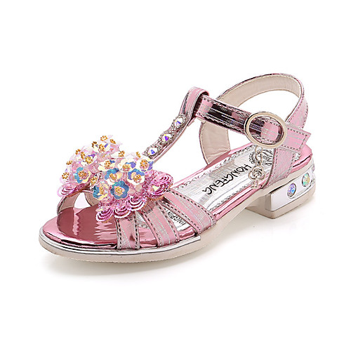 Girls' Sandals Princess Shoes PU Little Kids(4-7ys) Big Kids(7years ) Daily Walking Shoes Pink Gold Summer
Girls' Sandals Princess Shoes PU Little Kids(4-7ys) Big Kids(7years ) Daily Walking Shoes Pink Gold Summer