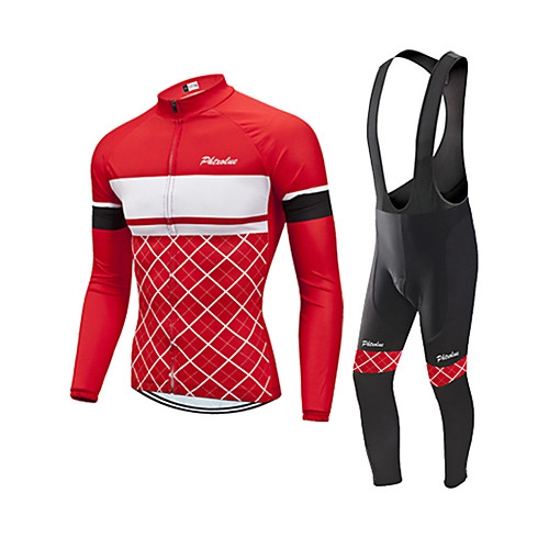 Men's Long Sleeve Cycling Jersey with Bib Tights Winter Elastane Red Bike Sports Clothing Apparel
Men's Long Sleeve Cycling Jersey with Bib Tights Winter Elastane Red Bike Sports Clothing Apparel