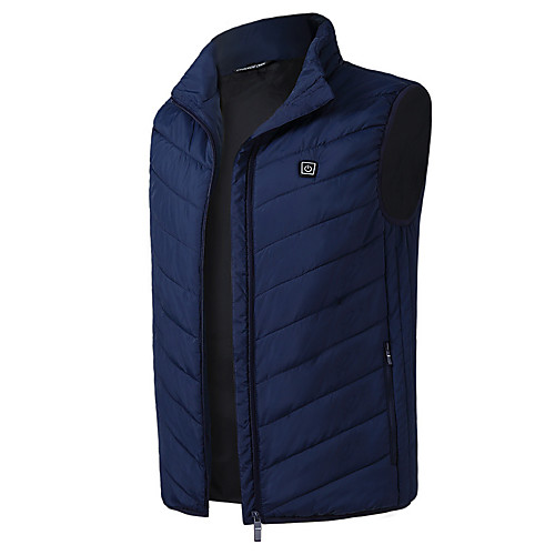 Men's Heated Vest Heated Jacket Hiking Fleece Jacket Winter Outdoor Solid Color Thermal Warm Windproof Breathable Sweat wicking Vest / Gilet Top Hunting Fishing Climbing Black Blue
Men's Heated Vest Heated Jacket Hiking Fleece Jacket Winter Outdoor Solid Color Thermal Warm Windproof Breathable Sweat wicking Vest / Gilet Top Hunting Fishing Climbing Black Blue