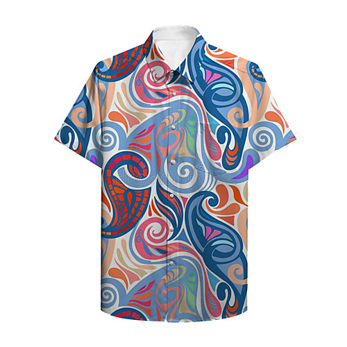 Men's Shirt 3D Print Graphic Print Short Sleeve Daily Tops Basic Casual Rainbow
Men's Shirt 3D Print Graphic Print Short Sleeve Daily Tops Basic Casual Rainbow