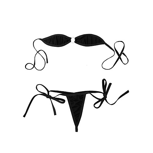 Women's Backless Suits Nightwear Solid Colored Bra & Panty Set Black / Red One-Size
Women's Backless Suits Nightwear Solid Colored Bra & Panty Set Black / Red One-Size