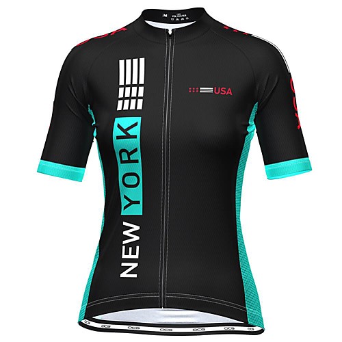 21Grams Women's Short Sleeve Cycling Jersey Black Bike Top Mountain Bike MTB Road Bike Cycling Breathable Quick Dry Sports Clothing Apparel / Stretchy / Athleisure
21Grams Women's Short Sleeve Cycling Jersey Black Bike Top Mountain Bike MTB Road Bike Cycling Breathable Quick Dry Sports Clothing Apparel / Stretchy / Athleisure