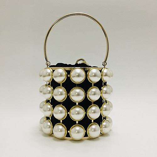 Women's Bags Alloy Top Handle Bag Pearls Chain Metal Finish Pearl Daily Going out 2021 Handbags Black Khaki
Women's Bags Alloy Top Handle Bag Pearls Chain Metal Finish Pearl Daily Going out 2021 Handbags Black Khaki