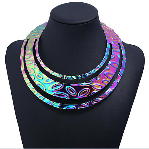 Women's Choker Necklace Classic Flower Fashion Alloy Gold Silver Rainbow 45 cm Necklace Jewelry 1pc For Anniversary Party Evening Gift Festival
Women's Choker Necklace Classic Flower Fashion Alloy Gold Silver Rainbow 45 cm Necklace Jewelry 1pc For Anniversary Party Evening Gift Festival