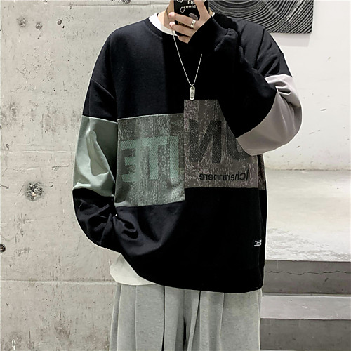 Men's Sweatshirt Pullover Color Block Crew Neck Spandex Color Block Letter & Number Sport Athleisure Sweatshirt Top Long Sleeve Breathable Sweat Out Comfortable Everyday Use Street Casual Daily
Men's Sweatshirt Pullover Color Block Crew Neck Spandex Color Block Letter & Number Sport Athleisure Sweatshirt Top Long Sleeve Breathable Sweat Out Comfortable Everyday Use Street Casual Daily