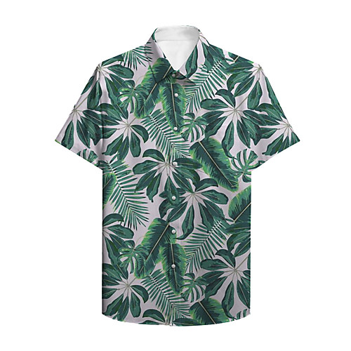 Men's Shirt Other Prints Plants Button-Down Print Short Sleeve Casual Tops Casual Hawaiian Green
Men's Shirt Other Prints Plants Button-Down Print Short Sleeve Casual Tops Casual Hawaiian Green