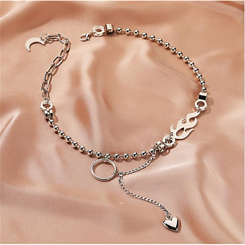 Women's Choker Necklace Classic Flower Fashion Alloy Silver 43 cm Necklace Jewelry 1pc For Party Evening Street Gift Festival
Women's Choker Necklace Classic Flower Fashion Alloy Silver 43 cm Necklace Jewelry 1pc For Party Evening Street Gift Festival