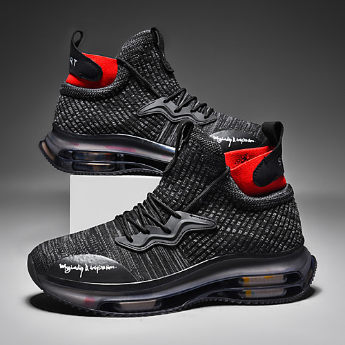 Men's Trainers Athletic Shoes Sporty Casual Athletic Running Shoes Basketball Shoes Tissage Volant Breathable Non-slipping Wear Proof Black / Red White Beige Fall
Men's Trainers Athletic Shoes Sporty Casual Athletic Running Shoes Basketball Shoes Tissage Volant Breathable Non-slipping Wear Proof Black / Red White Beige Fall