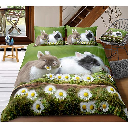 Easter Bunny 3-Piece Duvet Cover Set Hotel Bedding Sets Comforter Cover with Soft Lightweight Microfiber, Include 1 Duvet Cover, 2 Pillowcases for Double/Queen/King(1 Pillowcase for Twin/Single)
Easter Bunny 3-Piece Duvet Cover Set Hotel Bedding Sets Comforter Cover with Soft Lightweight Microfiber, Include 1 Duvet Cover, 2 Pillowcases for Double/Queen/King(1 Pillowcase for Twin/Single)