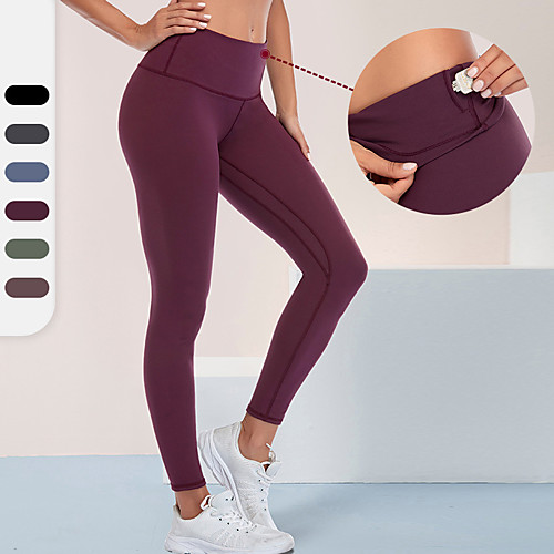 YUERLIAN Women's High Waist Running Tights Leggings Athletic Leggings Bottoms Pocket Nylon Spandex Fitness Gym Workout Performance Running Training Butt Lift Breathable Quick Dry Sport Solid Colored
YUERLIAN Women's High Waist Running Tights Leggings Athletic Leggings Bottoms Pocket Nylon Spandex Fitness Gym Workout Performance Running Training Butt Lift Breathable Quick Dry Sport Solid Colored