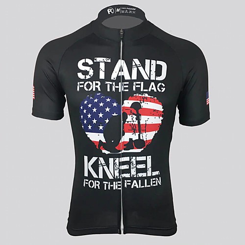 Men's Short Sleeve Cycling Jersey Black National Flag Bike Top Mountain Bike MTB Road Bike Cycling Breathable Sports Clothing Apparel / Stretchy / Athletic
Men's Short Sleeve Cycling Jersey Black National Flag Bike Top Mountain Bike MTB Road Bike Cycling Breathable Sports Clothing Apparel / Stretchy / Athletic