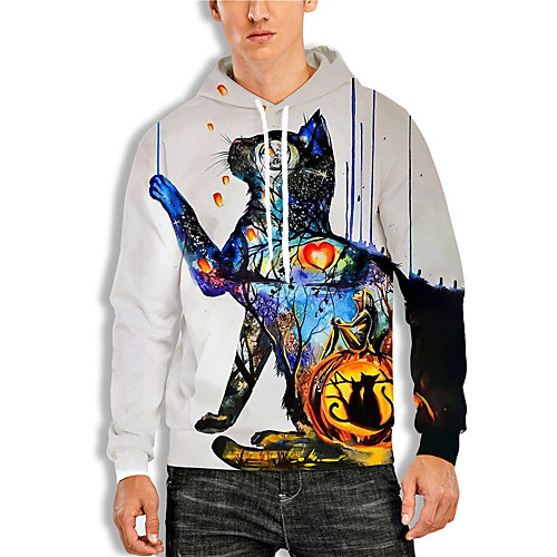Men's Pullover Hoodie Sweatshirt Graphic 3D Animal Print Daily 3D Print Basic Casual Hoodies Sweatshirts Rainbow
Men's Pullover Hoodie Sweatshirt Graphic 3D Animal Print Daily 3D Print Basic Casual Hoodies Sweatshirts Rainbow