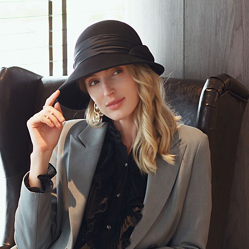 Headwear Casual / Daily 100% Wool Hats with Solid / Satin Bowknot 1pc Casual / Daily Wear Headpiece
Headwear Casual / Daily 100% Wool Hats with Solid / Satin Bowknot 1pc Casual / Daily Wear Headpiece