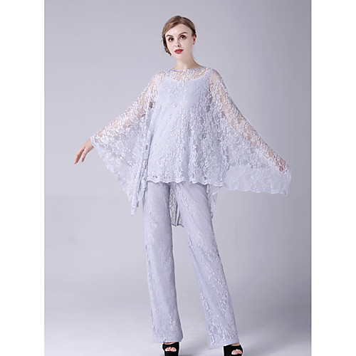Two Piece Jumpsuits Mother of the Bride Dress Elegant Vintage Jewel Neck Floor Length Lace Sleeveless with Lace 2021
Two Piece Jumpsuits Mother of the Bride Dress Elegant Vintage Jewel Neck Floor Length Lace Sleeveless with Lace 2021