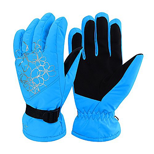 Waterfly Ski Gloves, Thickening Adjustable Water Resistant Windproof Anti-Slip Sports Gloves for Women Cycling Skiing Skating
Waterfly Ski Gloves, Thickening Adjustable Water Resistant Windproof Anti-Slip Sports Gloves for Women Cycling Skiing Skating