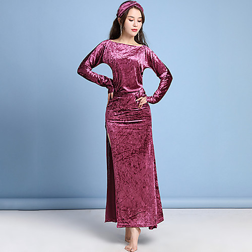 Ballroom Dance Dress Split Ruching Bandage Women's Training Performance Long Sleeve High Velvet
Ballroom Dance Dress Split Ruching Bandage Women's Training Performance Long Sleeve High Velvet