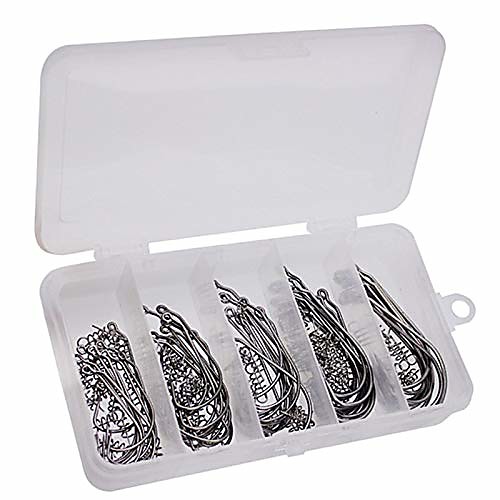 50pcs Soft Plastic Fishing Hooks with Centering Spring pin twistlock Single Hooks for Soft Worm Lures Size 1/0#
50pcs Soft Plastic Fishing Hooks with Centering Spring pin twistlock Single Hooks for Soft Worm Lures Size 1/0#