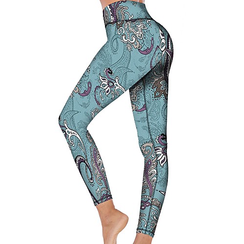 21Grams Women's High Waist Yoga Pants Cropped Leggings Tummy Control Butt Lift Breathable Light Blue Fitness Gym Workout Running Winter Sports Activewear High Elasticity
21Grams Women's High Waist Yoga Pants Cropped Leggings Tummy Control Butt Lift Breathable Light Blue Fitness Gym Workout Running Winter Sports Activewear High Elasticity