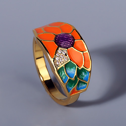 Ring AAA Cubic Zirconia Fancy Gold Brass Flower Artistic Asian Elegant 1pc 6 7 8 9 10 / Women's
Ring AAA Cubic Zirconia Fancy Gold Brass Flower Artistic Asian Elegant 1pc 6 7 8 9 10 / Women's