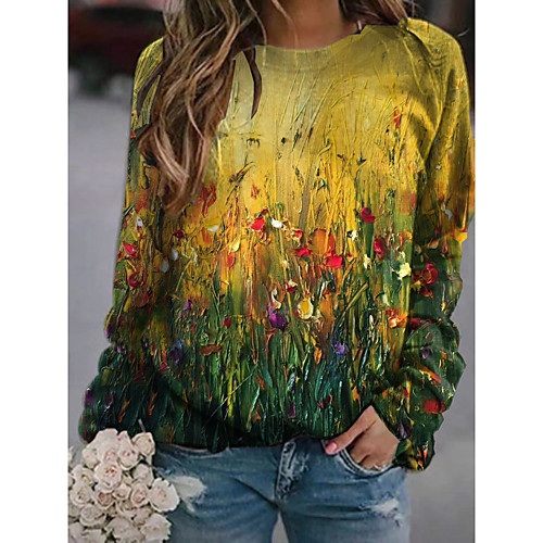 Women's Pullover Sweatshirt Graphic Floral 3D Print Daily 3D Print Basic Casual Hoodies Sweatshirts Yellow
Women's Pullover Sweatshirt Graphic Floral 3D Print Daily 3D Print Basic Casual Hoodies Sweatshirts Yellow