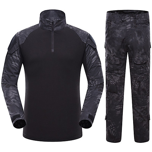 Men's Hiking Shirt with Pants Long Sleeve Clothing Suit Outdoor Lightweight Breathable Quick Dry Sweat wicking Summer Camo / Camouflage CP Green Python Pattern Black python pattern Hunting Fishing
Men's Hiking Shirt with Pants Long Sleeve Clothing Suit Outdoor Lightweight Breathable Quick Dry Sweat wicking Summer Camo / Camouflage CP Green Python Pattern Black python pattern Hunting Fishing