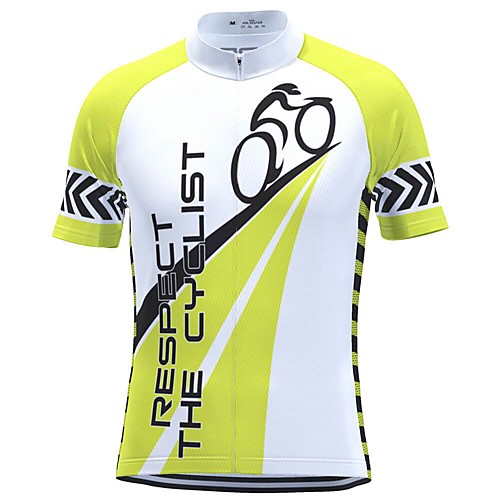 21Grams Men's Short Sleeve Cycling Jersey Yellow Bike Top Mountain Bike MTB Road Bike Cycling Breathable Sports Clothing Apparel / Stretchy / Athletic
21Grams Men's Short Sleeve Cycling Jersey Yellow Bike Top Mountain Bike MTB Road Bike Cycling Breathable Sports Clothing Apparel / Stretchy / Athletic