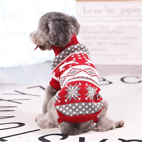 Dog Cat Coat Sweater Snowflake Classic Christmas Casual / Daily Winter Dog Clothes Puppy Clothes Dog Outfits Breathable Red Costume for Girl and Boy Dog Fleece Polyster 6 8 10 12 14 16
Dog Cat Coat Sweater Snowflake Classic Christmas Casual / Daily Winter Dog Clothes Puppy Clothes Dog Outfits Breathable Red Costume for Girl and Boy Dog Fleece Polyster 6 8 10 12 14 16