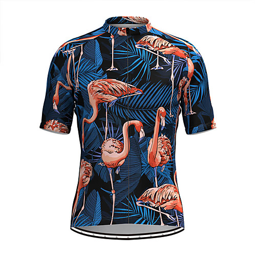 Men's Short Sleeve Cycling Jersey Dark Blue Flamingo Bike Top Mountain Bike MTB Road Bike Cycling Breathable Sports Clothing Apparel / Stretchy / Athletic
Men's Short Sleeve Cycling Jersey Dark Blue Flamingo Bike Top Mountain Bike MTB Road Bike Cycling Breathable Sports Clothing Apparel / Stretchy / Athletic