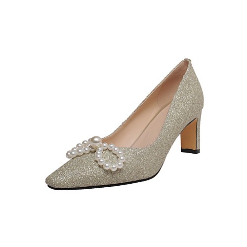 Women's Wedding Shoes Chunky Heel Square Toe Wedding Pumps Wedding Daily Nappa Leather White Silver
Women's Wedding Shoes Chunky Heel Square Toe Wedding Pumps Wedding Daily Nappa Leather White Silver