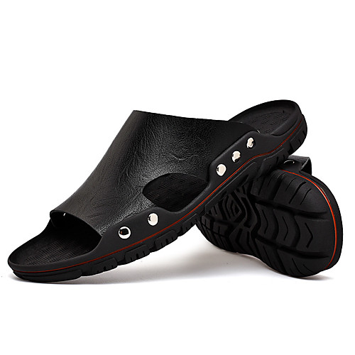 Men's Slippers & Flip-Flops Casual Beach Daily Outdoor Walking Shoes Cowhide Breathable Non-slipping Dark Brown Black Yellow Summer
Men's Slippers & Flip-Flops Casual Beach Daily Outdoor Walking Shoes Cowhide Breathable Non-slipping Dark Brown Black Yellow Summer